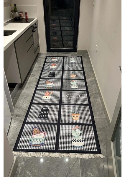 Mutfak Halısı – Kaymaz Dot Tabanlı, Yumuşak Dokulu, Yıkanabilir, Modern Tasarım (Şef) fiyatları