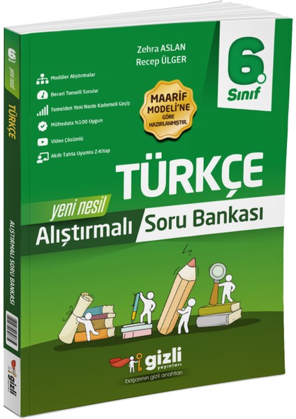 6. Sınıf Türkçe Alıştırmalı Soru Bankası