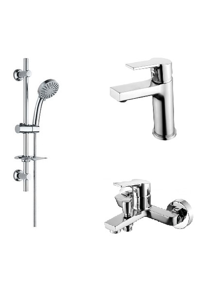 SH425 5 Fonksiyonlu El Duş Luna 3'lü Set