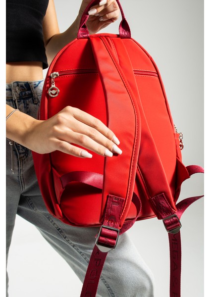 Kadın Paraşüt Kumaş Saten Sırt Çantası modelleri