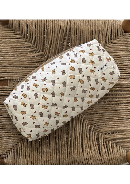 Ayıcık Kalp Desenli Saç Şekillendiricileri Için Seyahat Çantası - Xl Boy modelleri