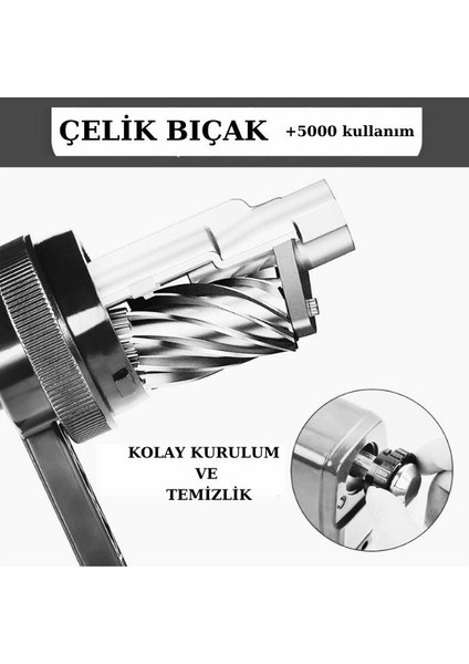 Masa Tipi Metal Kollu Büyük Mavi Kalemtraş 6734 fırsatları