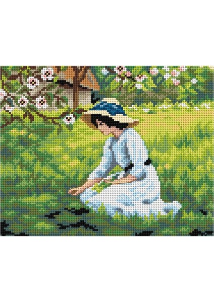 Baskılı Goblen Bahçe 2754 24*30 cm