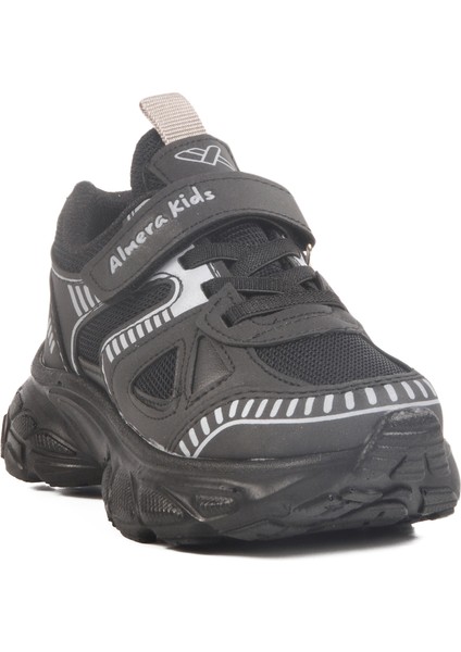 Siyah Fileli Çocuk Spor Ayakkabı 1500 P
