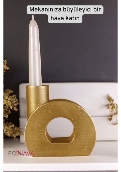 Şamdan Mumluk Dekoratif Mumluk Beyaz Renk Tealight Mumluk Model 9