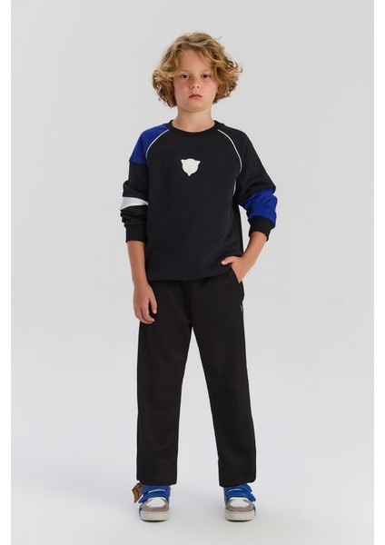Bg Store Erkek Çocuk Siyah Sweatshirt
