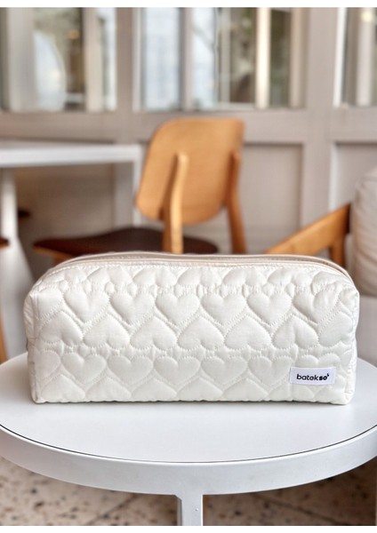 Krem Kalp Desenli Saç Şekillendiricileri Için Seyahat Çantası - Xl Boy fırsatları