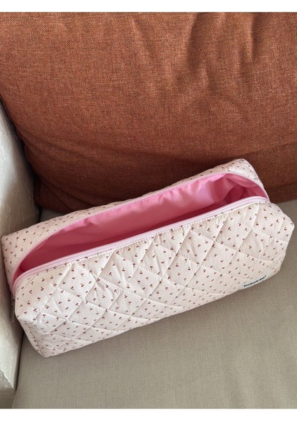 Çıtır Kiraz Desenli Saç Şekillendiricileri Için Seyahat Çantası - Xl Boy fırsatları