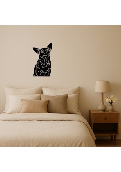 Sevimli Köpek Mdf Dekoratif Tablo - LORCE4794-5632