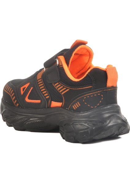 Siyah-Turuncu Fileli Çocuk Spor Ayakkabı 1500 P fırsatları