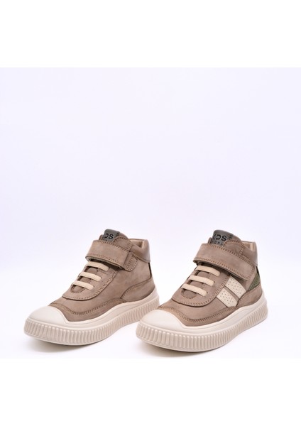 Marcus Erkek Çocuk Hakiki Deri Tek Cırtlı Vizon Rengi Bot indirimleri