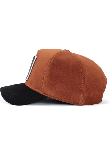 V1 Baseball Boss - 4sb Kod Logolu Unisex Camel-Lacivert Siperli Şapka (Cap) fırsatları