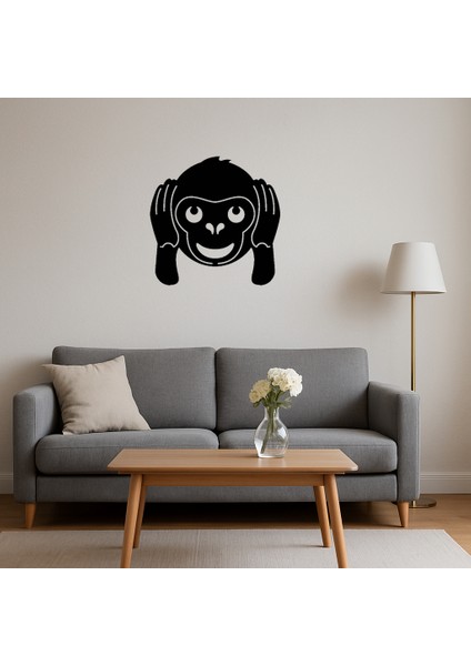 Şirin Maymun Emoji Mdf Dekoratif Tablo - ALVN6750-6709 fırsatları