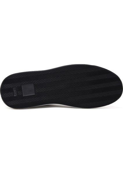 Erkek Beyaz Bağcıklı Deri Sneaker 25WFD640718 fırsatları