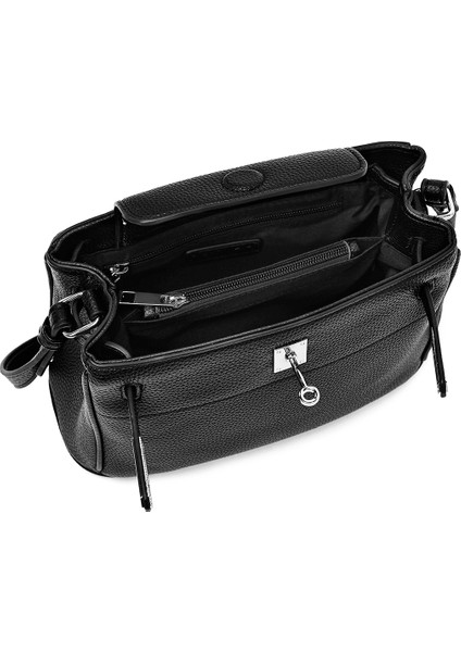 Kadın Siyah Uzun Askılı Çapraz Çanta 25ABD2437FT