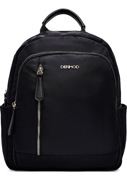 Kadın Siyah Kumaş Sırt Çantası 25ABD24466F