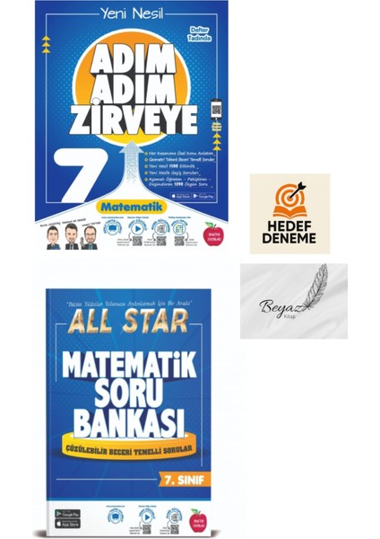 Newton 7.sınıf Adım Adım Zirveye Matematik All Star Matematik Soru Bankası Hedef Deneme
