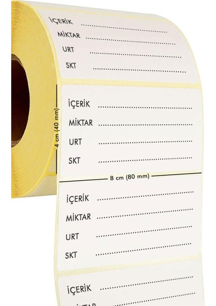 200'lü Etiket Baharat ve Kavanoz Gıda Etiketleme Rulosu fiyatları