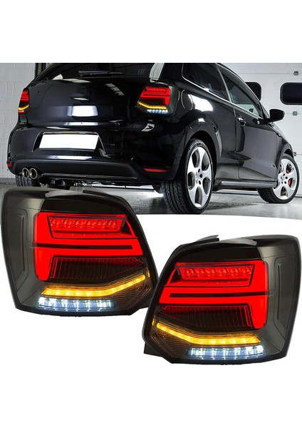 Vw Polo 6c 2015.2017 Audi Dizayn Q2 Füme Ledli Arka Stop