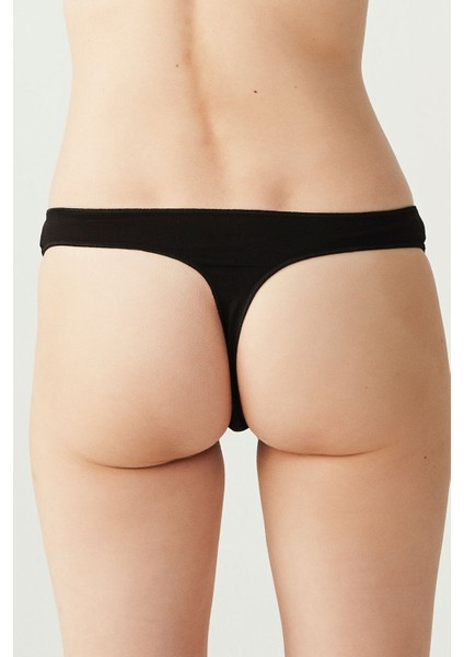Lisanslı %47 Modal %47 Pamuk Tanga String Renkli 5'li Özel Kutulu Paket / Siyah - Beyaz - Ten indirimleri