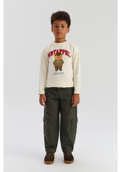 Bg Store Erkek Çocuk Haki Pantolon