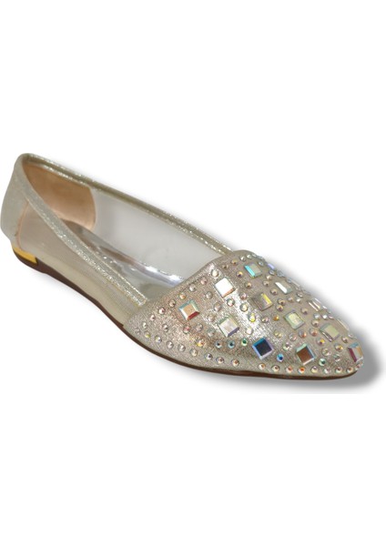 3105-20 Transparan Taşlı Kadın Babet