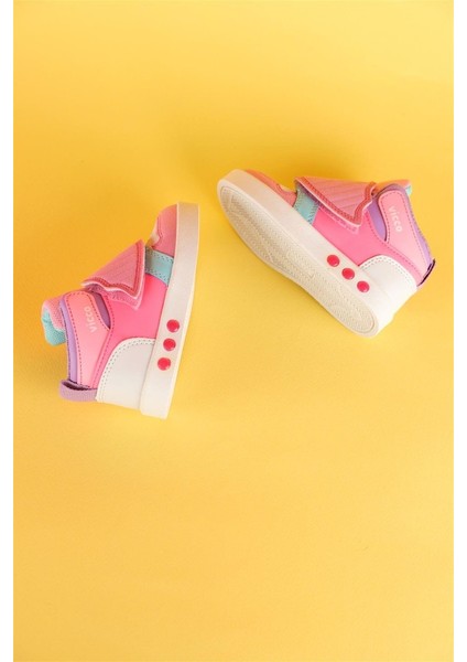 22-30 Numara Kız Çocuk Vicco Ufo Işıklı Pembe Spor Ayakkabı modelleri