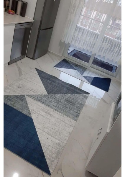 Mutfak Halısı – Kaymaz Dot Tabanlı, Yumuşak Dokulu, Yıkanabilir, Modern Tasarım (1210)