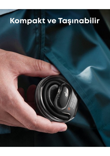 Soundcore V40i Open-Ear Bluetooth Kulaklık - IP55 - 21 Saat Oynatma Süresi - Bluetooth 5.4 - Siyah - A3878 (Anker Türkiye Garantili)