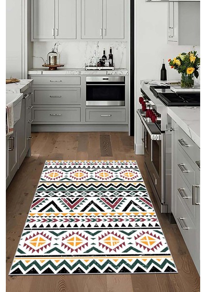Mutfak Halısı – Kaymaz Dot Tabanlı, Yumuşak Dokulu, Yıkanabilir, Modern Tasarım (287)