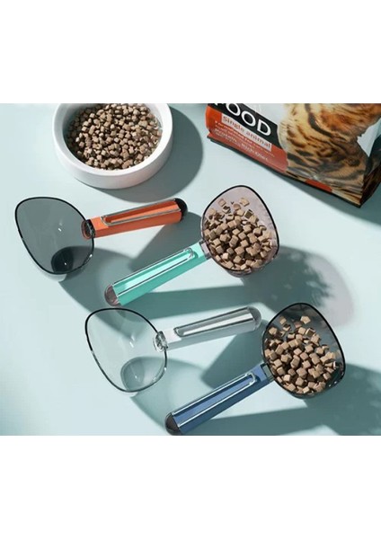 Klipsli Ölçekli Kedi Köpek Mama Küreği modelleri