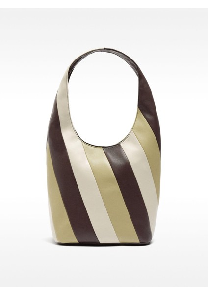 Çizgili Omuz Çantası fiyatları