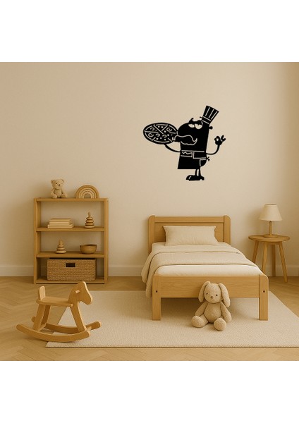 Büyük Bıyıklı Pizza Şefi Tablosu - PHN1338-3147 modelleri