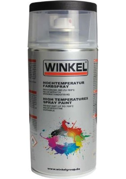 Wınkel Sprey Boya Yüksek Isıya Dayanıklı Siyah 400ML