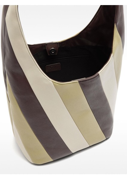 Çizgili Omuz Çantası indirimleri