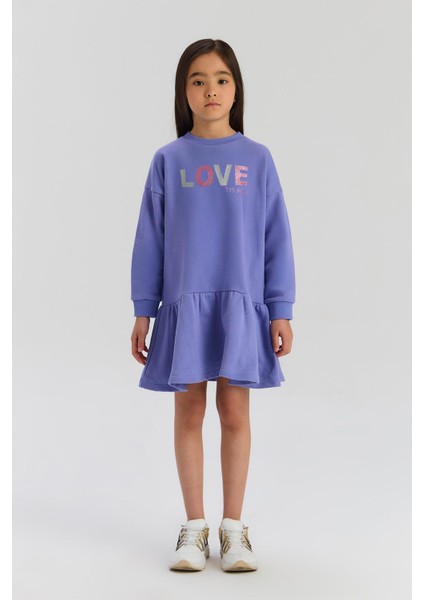 Bg Store Kız Çocuk Mor Elbise