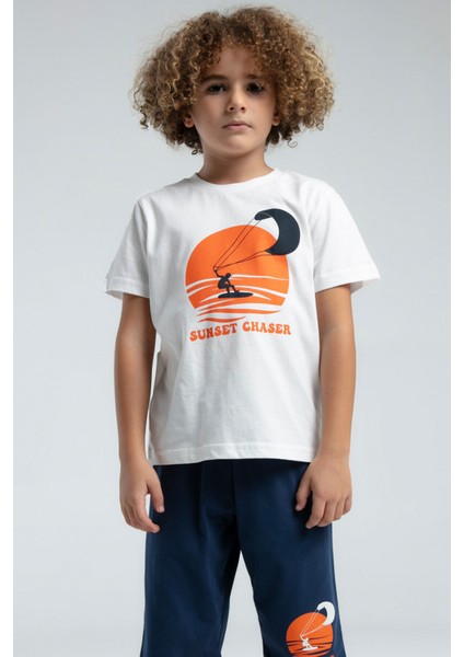 Erkek Çocuk Beyaz Kapri Takım modelleri