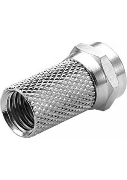 F Konnektör Televizyon Uydu Kablosu Koaksiyel Kablo Konnektoru Uydu 2 Adet