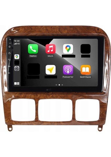 Mercedes S Serisi 2k Görüntü Kalitesi Android 15 Multimedya Sistemi 8+256 Myway (1999-2005) fırsatları