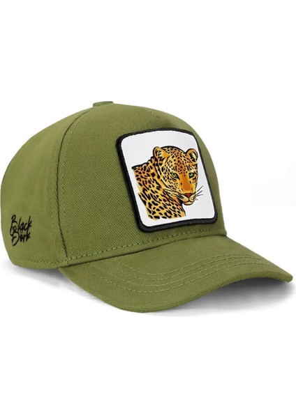 V1 Baseball Kids Jaguar - 1 Kod Logolu Unisex Açık Yeşil Çocuk Şapka (Cap)