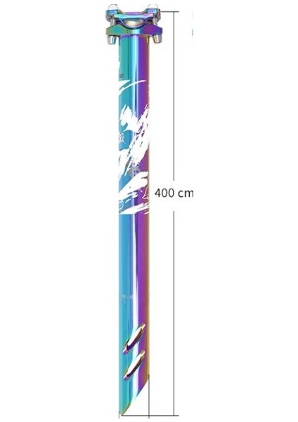 Lunje Oilslick Colorfull Sele Borusu - 27.2X400MM Rainbow fiyatları