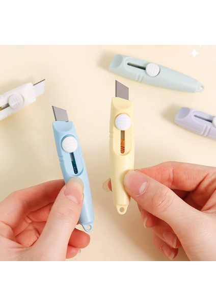 Mini Maket Bıçağı Çelik Bıçaklı Mini Falçata 12 Li Kartela 4319 indirimleri