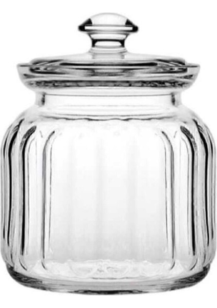 Beyaz 900 cc 3'lü Cam Kavanoz Seti, Şık ve Kullanışlı Saklama Çözümü indirimleri