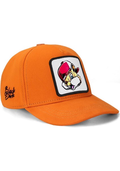 V1 Baseball Kids Sincap - 1 Kod Logolu Unisex Neon Turuncu Çocuk Şapka (Cap)