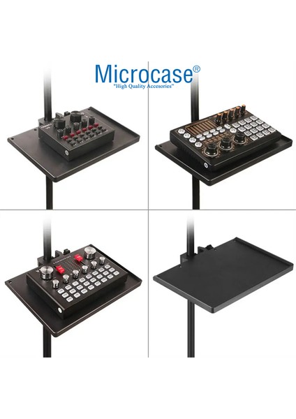 Tripodlara Monte Universal Sehpa Notebook Mikrofon Kitap Vb Malzeme Rafı 240X175MM - AL5292