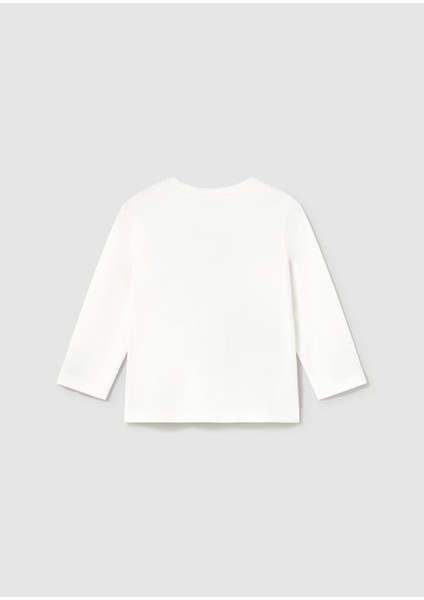 Erkek Bebek Traktör Baskılı Sweatshirt modelleri