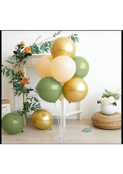 2 Adet Ayaklı Balon Standı 7 Çubuklu 2 Li Set ( Balon Hariçtir. ) indirimleri