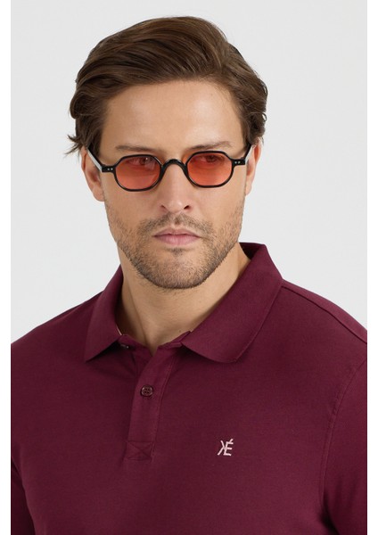 Regular Fit Pamuk Polo Yaka Kısa Kollu Pike Erkek Tişört 0002 modelleri