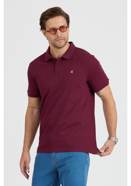 Regular Fit Pamuk Polo Yaka Kısa Kollu Pike Erkek Tişört 0002 indirimleri