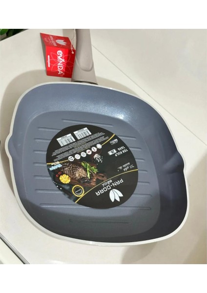 Pan-Dora Serisi Kristal Ezme Seramik 28 cm Grill / Izgara Tava fiyatları